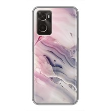 Мраморный чехол на Oppo A96 (VPrint) (Пурпурный Мрамор)