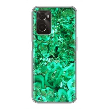 Мраморный чехол на Oppo A96 (VPrint) (Салатный Мрамор)