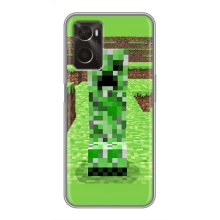 Чохли для Oppo A96 (Персонажі МайнКрафт) (Кріпер 2)