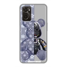 Силіконовий чохол для Oppo A96 – Ведмідь Louis Vuitton