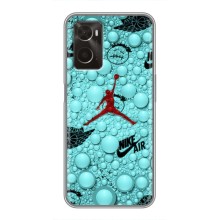 Силиконовый Чехол Nike Air Jordan на Оппо А96 (Джордан Найк)