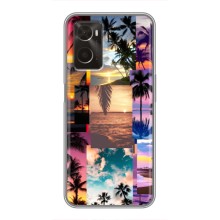 Силиконовый чехол с КАРТИНКАМИ лето для Oppo A96 (AlphaPrint) (Летний отпуск)