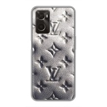 Текстурный Чехол Louis Vuitton для Оппо А96 (Бежевый ЛВ)