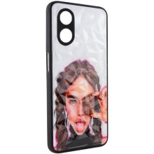 TPU+PC чехол Prisma Ladies для Oppo A98 (Коричневый)