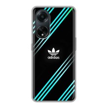 Чехлы Адидас для Oppo A98 (AlphaPrint) (Адидас с полосами)