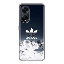 Чехлы Адидас для Oppo A98 (AlphaPrint) (Адидас в горах)