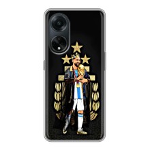 Чехлы для Oppo A98 (Leo чемпион) (AlphaPrint) (Месси Король)