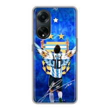 Чехлы для Oppo A98 (Leo чемпион) (AlphaPrint) (Месси сборная)