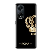 Чехлы для Oppo A98 (VPrint) - Футбольные клубы (Roma)