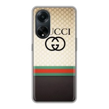 Чехлы ГУЧЧИ для Оппо А98 (AlphaPrint) (GUCCI стиль)