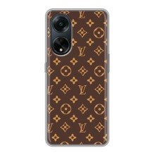 Чохли Луі Вітон для Oppo A98 (AlphaPrint - LOUIS VUITTON) (фон LOUIS VUITTON)