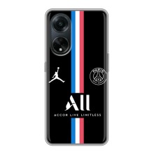 Чехлы PSG для Oppo A98 (AlphaPrint) (футболка ПСЖ)