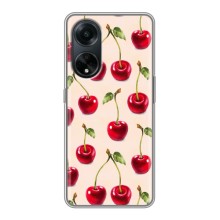 Чехлы с Фруктами для Oppo A98 (VPrint) (Вишня)