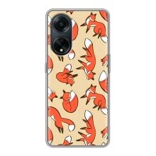 Чехлы с картинкой Лисички для Oppo A98 (VPrint) (Лисички)