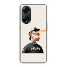 Чехлы с Обезьянами NFT для Oppo A98 (AlphaPrint) (обезьяна NFT в очках)
