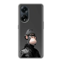 Чехлы с Обезьянами NFT для Oppo A98 (AlphaPrint) (стильная обезьяна NFT)