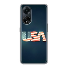 Чохол Прапор USA для Oppo A98 (USA)