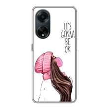 Чехол с печатью для Oppo A98 - (Мода) (AlphaPrint) (Коронавирус)