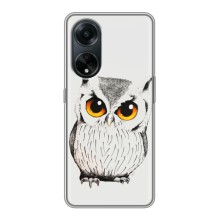 Чехол с птицами на Oppo A98 (VPrint) (Милая Сова)