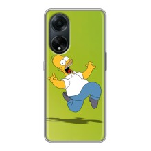 Чехол с Симпсонами для Oppo A98 (VPrint) (Гомер Симпсон)
