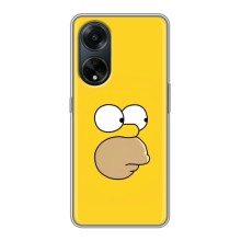 Чехол с Симпсонами для Oppo A98 (VPrint) (Гомер)