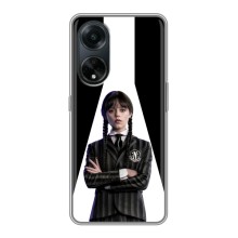 Чехлы Венсдей на Oppo A98 Уэнсдей (AlphaPrint) (W-Wednesday)