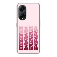 Чохли на день мами на Оппо А98 – Напис мама