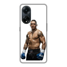 Чехол с картинкой Александр Усик для Oppo A98 – Усик на белом