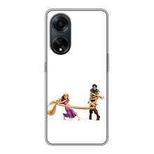 Чехол Рапунцель для Oppo A98 (Рапунцель и Флин)