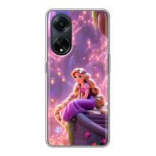 Чехол Рапунцель для Oppo A98 (Рапунцель в замке)