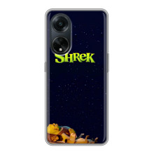 Чехол с мультфильмом Шрек на Oppo A98 – Шрек лого