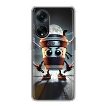 Чохол з мемом Тралалело тралала на Oppo A98 (Капучіно асасіно)