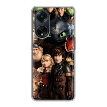 Чехол как приручить дракона на Oppo A98 – Персонажи дракона