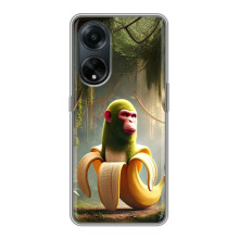 Чехол с мемами тралалело тралала для Oppo A98 – Шимпанзини бананини