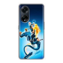 Чохол з принтом Фантастична четвірка для Oppo A98 – Фантастична 4-ка