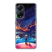 Космические Чехлы для Оппо А98 (VPrint) (Галактический вид)