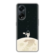 Космические Чехлы для Оппо А98 (VPrint) (На луне)
