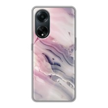 Мраморный чехол на Oppo A98 (VPrint) (Пурпурный Мрамор)