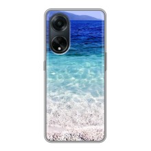 Силиконовый чехол с КАРТИНКАМИ лето для Oppo A98 (AlphaPrint) (Море)