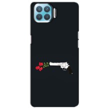 Чехлы (ART) Цветы на Oppo F17 Pro (VPrint) (Неожиданные цветы)