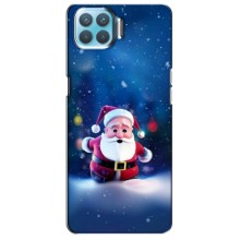 Чехлы на Новый Год Oppo F17 Pro (Маленький Дед Мороз)