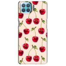 Чехлы с Фруктами для Oppo F17 Pro (VPrint) (Вишня)