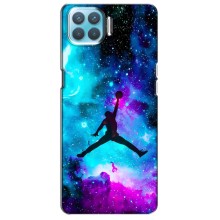 Чехлы для Oppo F17 Pro - с картинкой JORDAN (AlphaPrint) (Яркий Джордан)