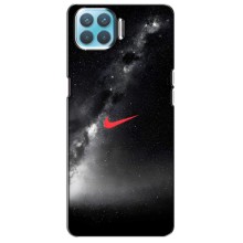 Чехол для Oppo F17 Pro - с принтом Найк (AlphaPrint) (Найк красный)