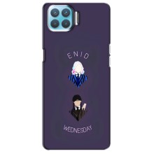 Чехлы Венсдей на Oppo F17 Pro Уэнсдей (AlphaPrint) (Уэнздей и подруга)