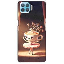 Чехол с мемом Тралалело тралала на Oppo F17 Pro (Балерина капучина)