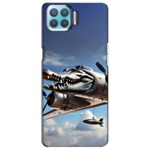 Чехол с мемом Тралалело тралала на Oppo F17 Pro (Бомбардиро крокодило)