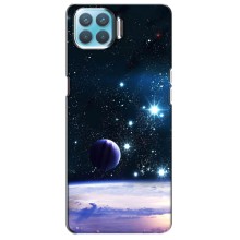 Космические Чехлы для Оппо Ф17 Про (VPrint) (Космический вид)