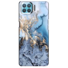 Мраморный чехол на Oppo F17 Pro (VPrint) (Нежный мрамор)