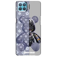 Силіконовий чохол для Oppo F17 Pro – Ведмідь Louis Vuitton